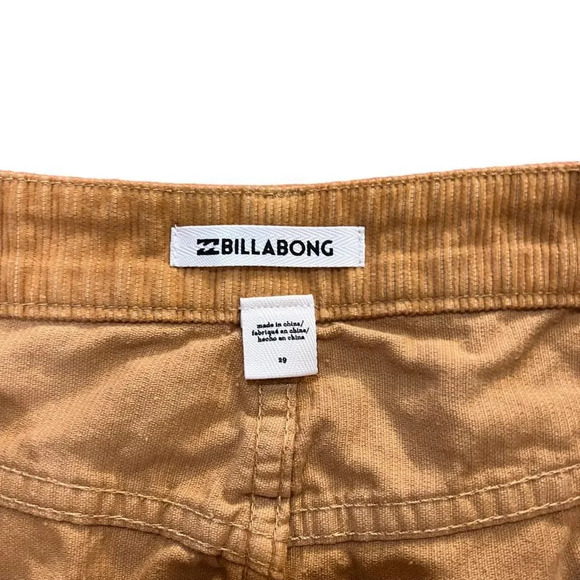 Billabong Tan Good Life Corduroy Skirt Size 29 - Picture 2 of 3